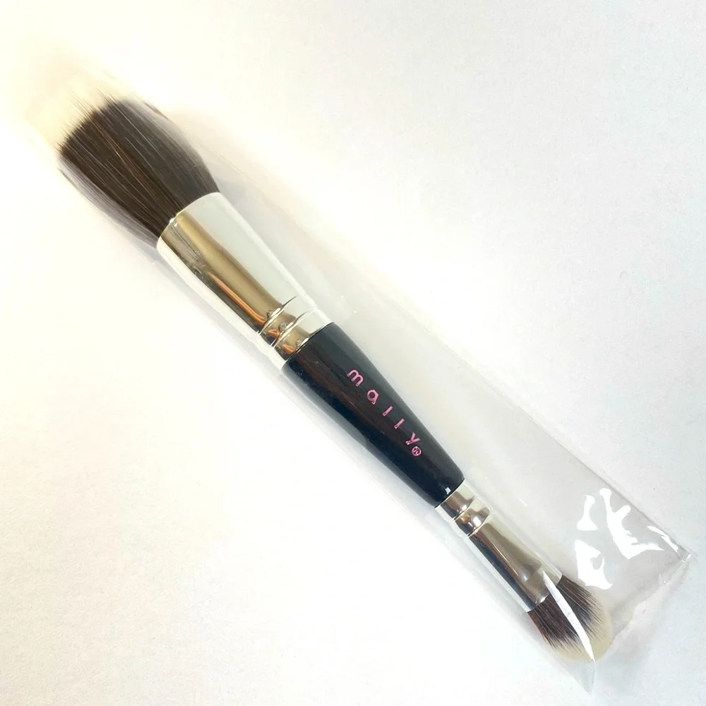 Mally Beauty Double Ended Make Up Brush Cheeks and Eyes New in Box